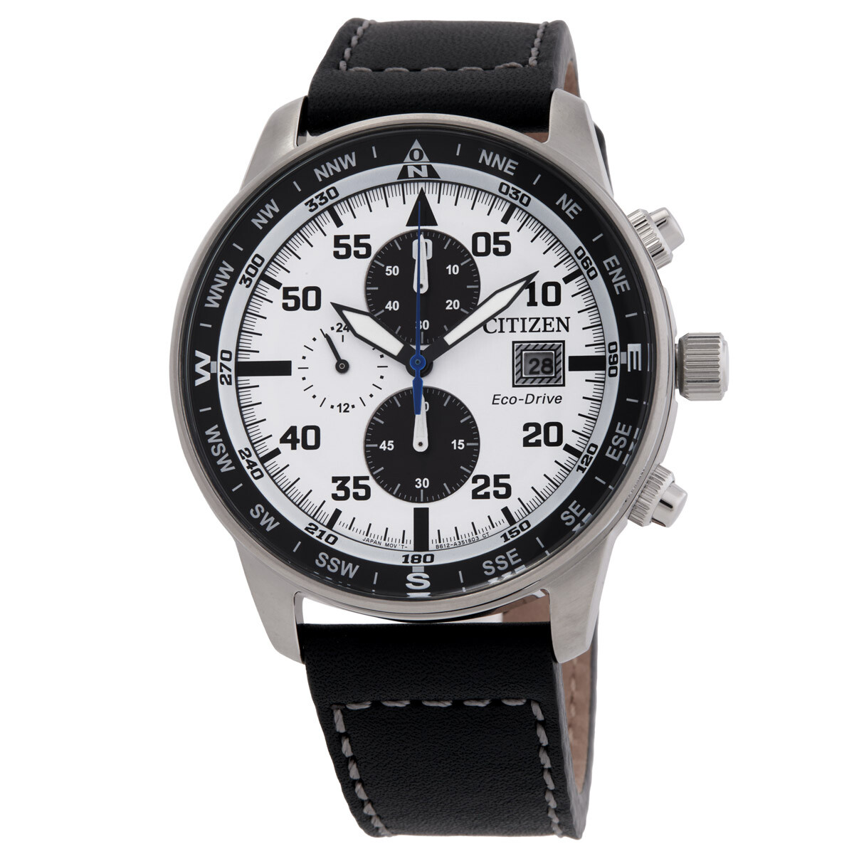 Citizen Aviator Chronograph White Dial Men's Watch CA0880-07A