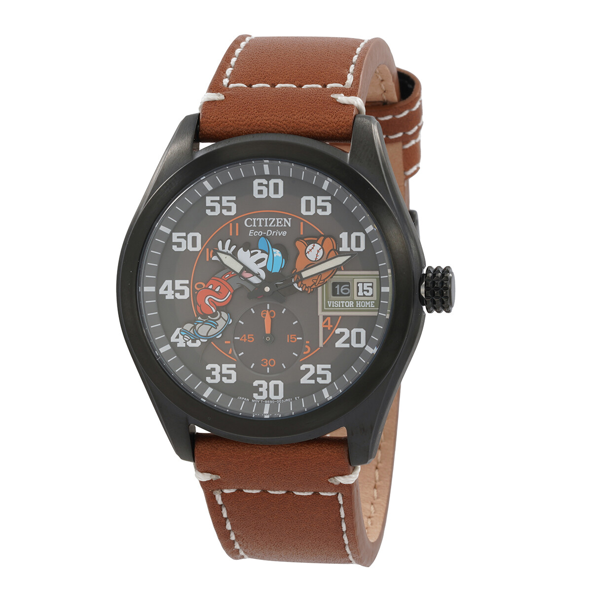 Citizen Black Dial Men's Mickey Mouse Watch BV1089-05W