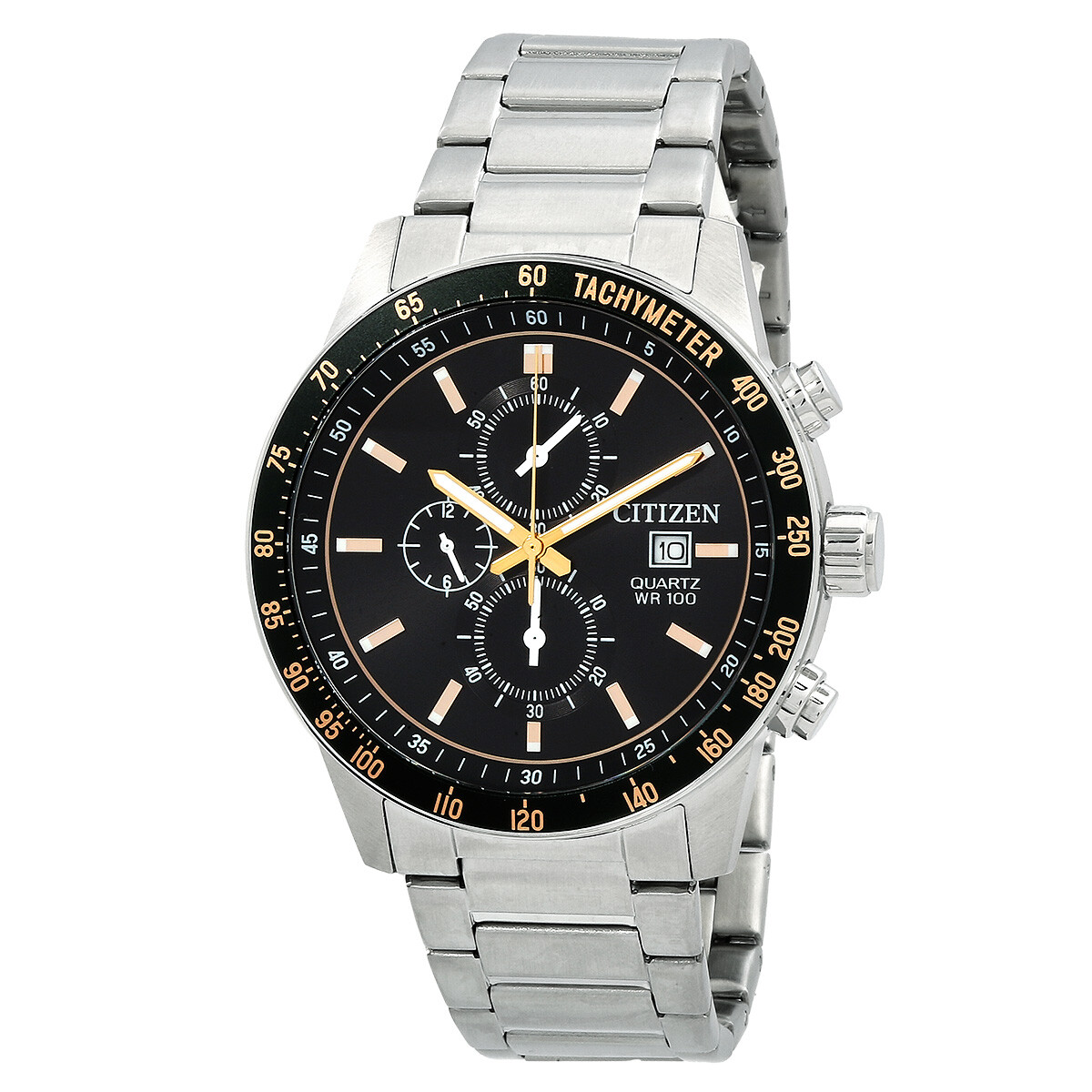 Citizen Chronograph Quartz Black Dial Men's Watch AN3681-57E