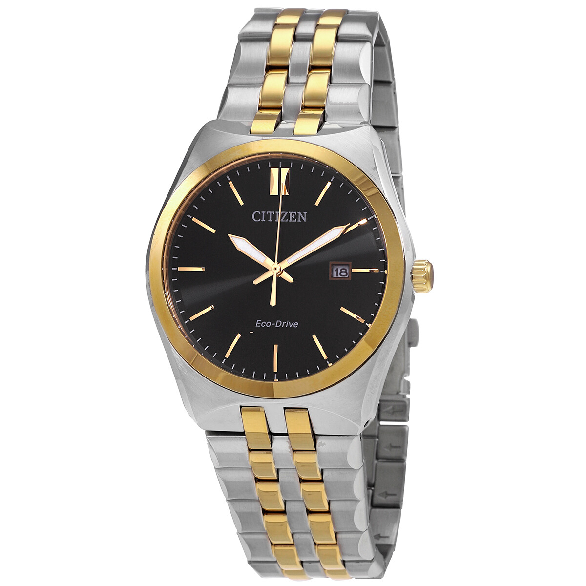 Citizen Corso Black Dial Two-tone Men's Watch BM7334-58E