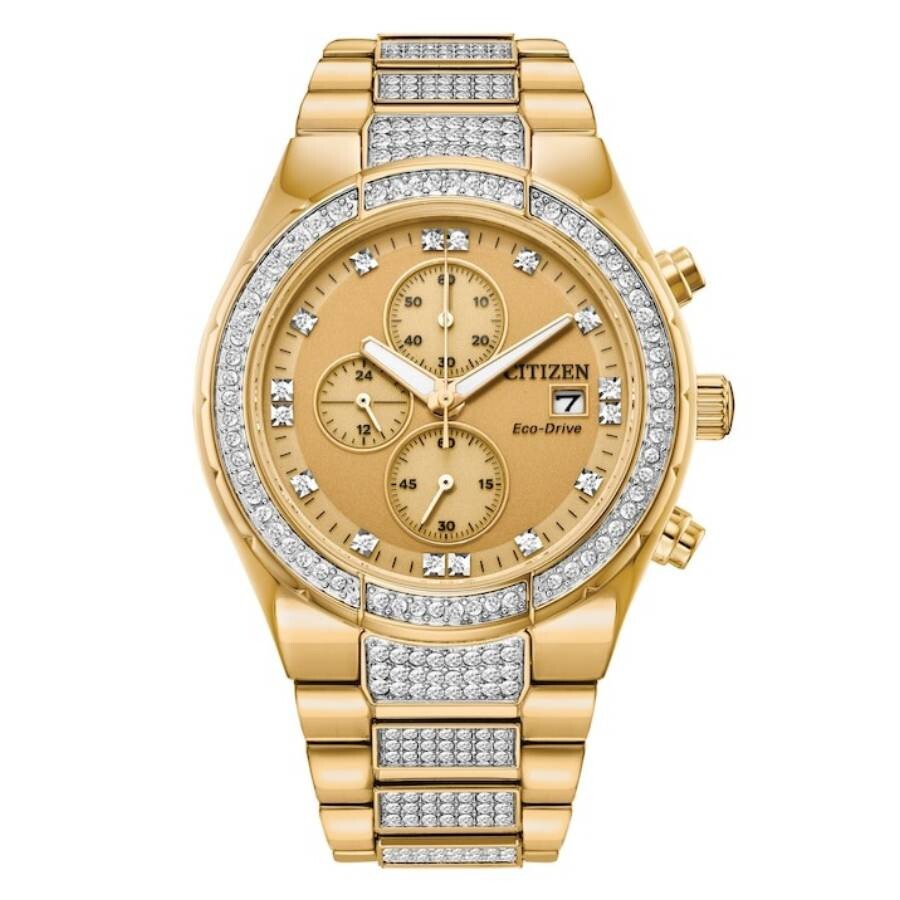 Citizen Corso Eco-Drive Chronograph Watch and Bracelet Box Set CA0752-66P
