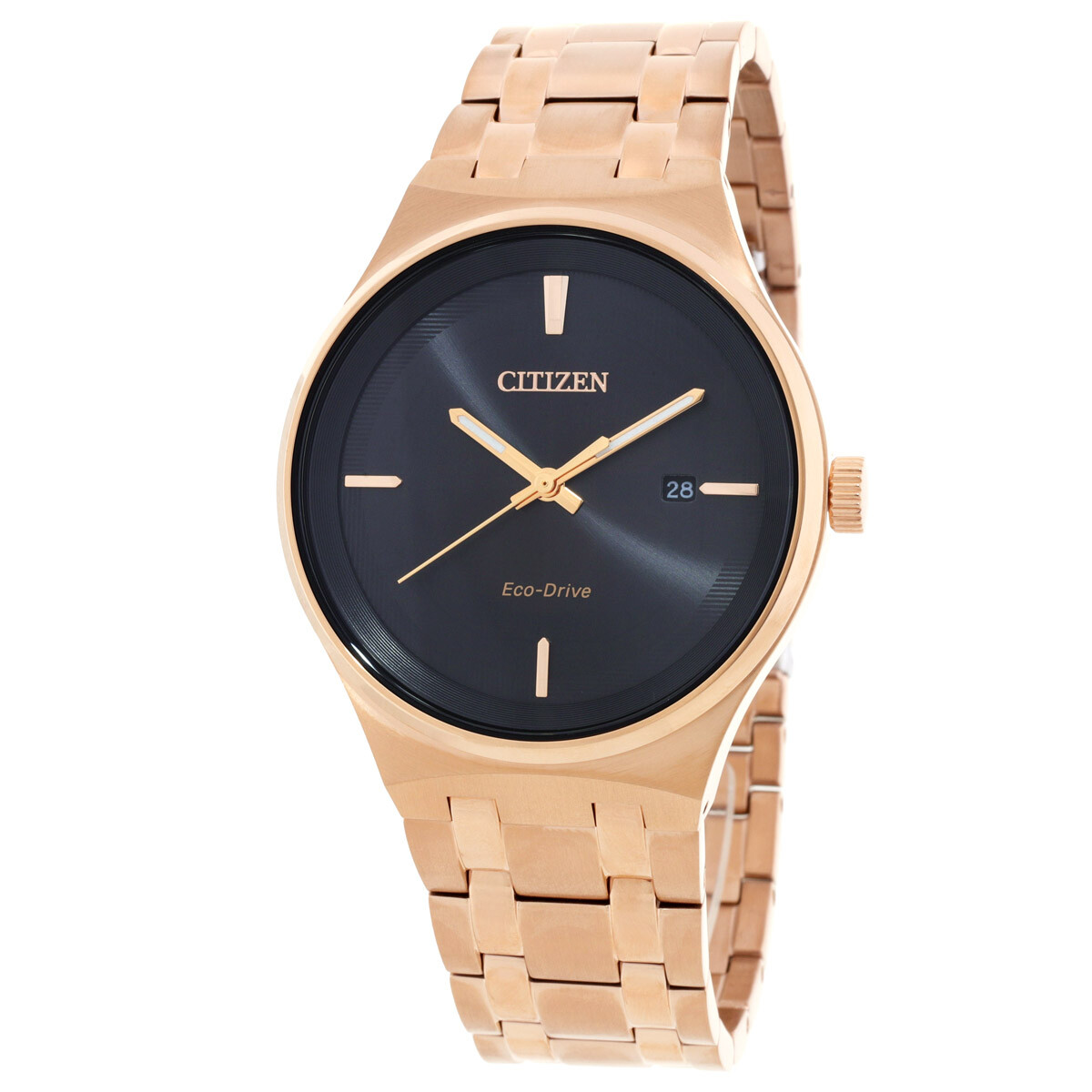 Citizen Eco-Drive Black Dial Men's Watch BM7653-50E