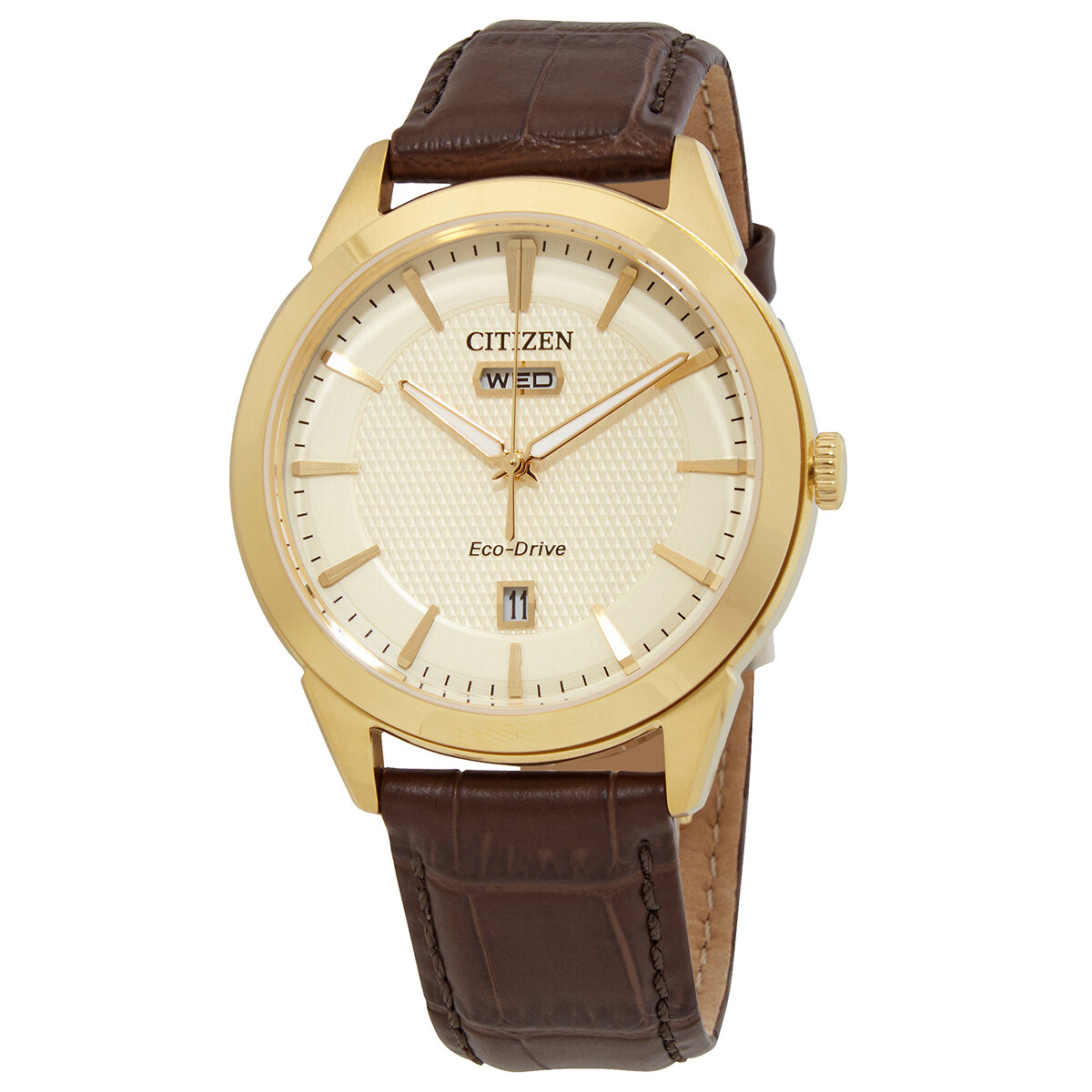 Citizen Eco-Drive Champagne Dial Men's Watch AW0092-07Q