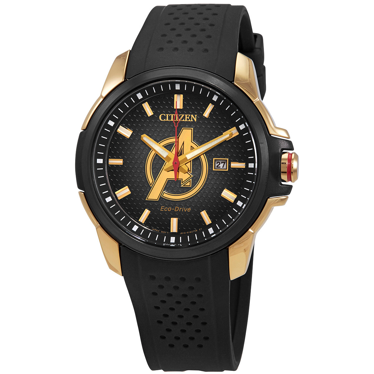 Citizen Eco-Drive Marvel Avengers Black Dial Men's Watch AW1155-03W