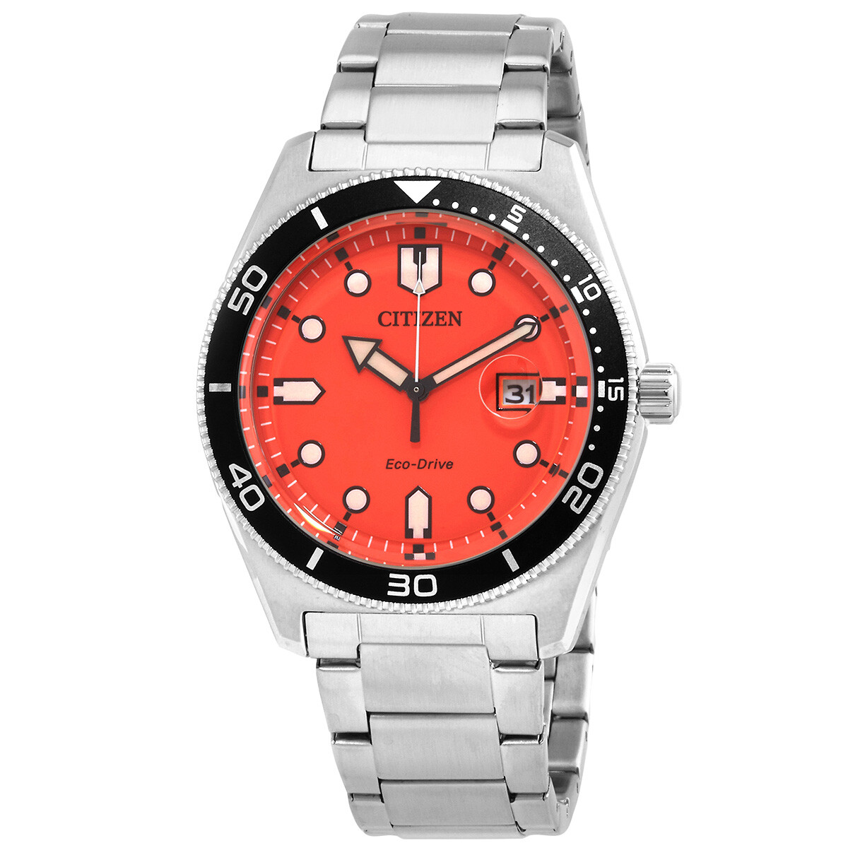 Citizen Eco-Drive Orange Dial Men's Watch AW1760-81X