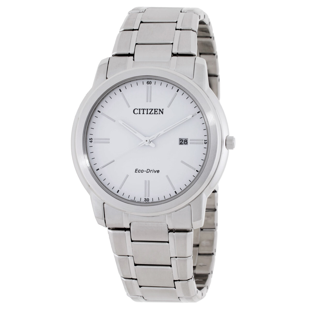 Citizen Eco-Drive White Dial Men's Watch AW1218-56A