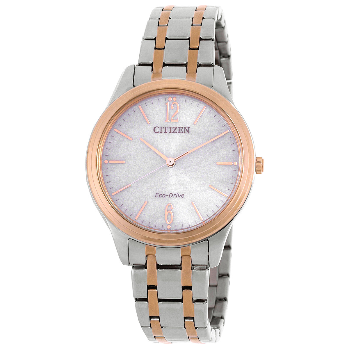 Citizen Elegance Eco-Drive White Dial Ladies Watch EM0416-78A