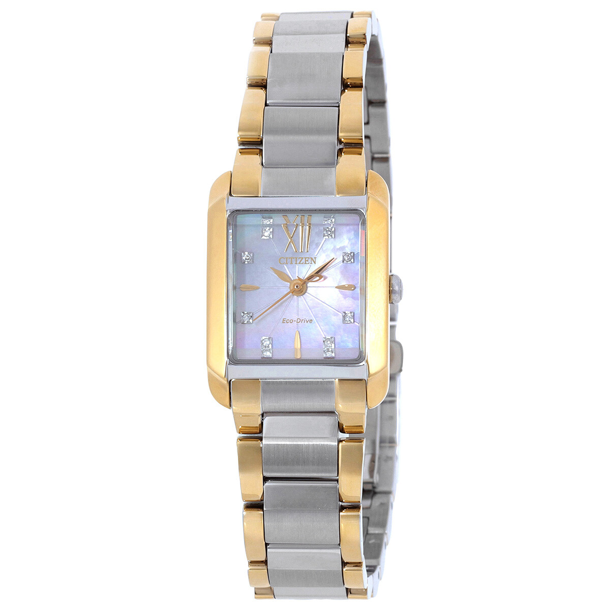 Citizen L Bianca White Mother of Pearl Dial Ladies Watch EW5554-58D