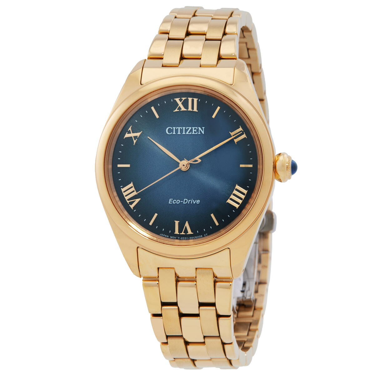 Citizen L Classic Eco-Drive Blue Dial Ladies Watch EM1142-84L
