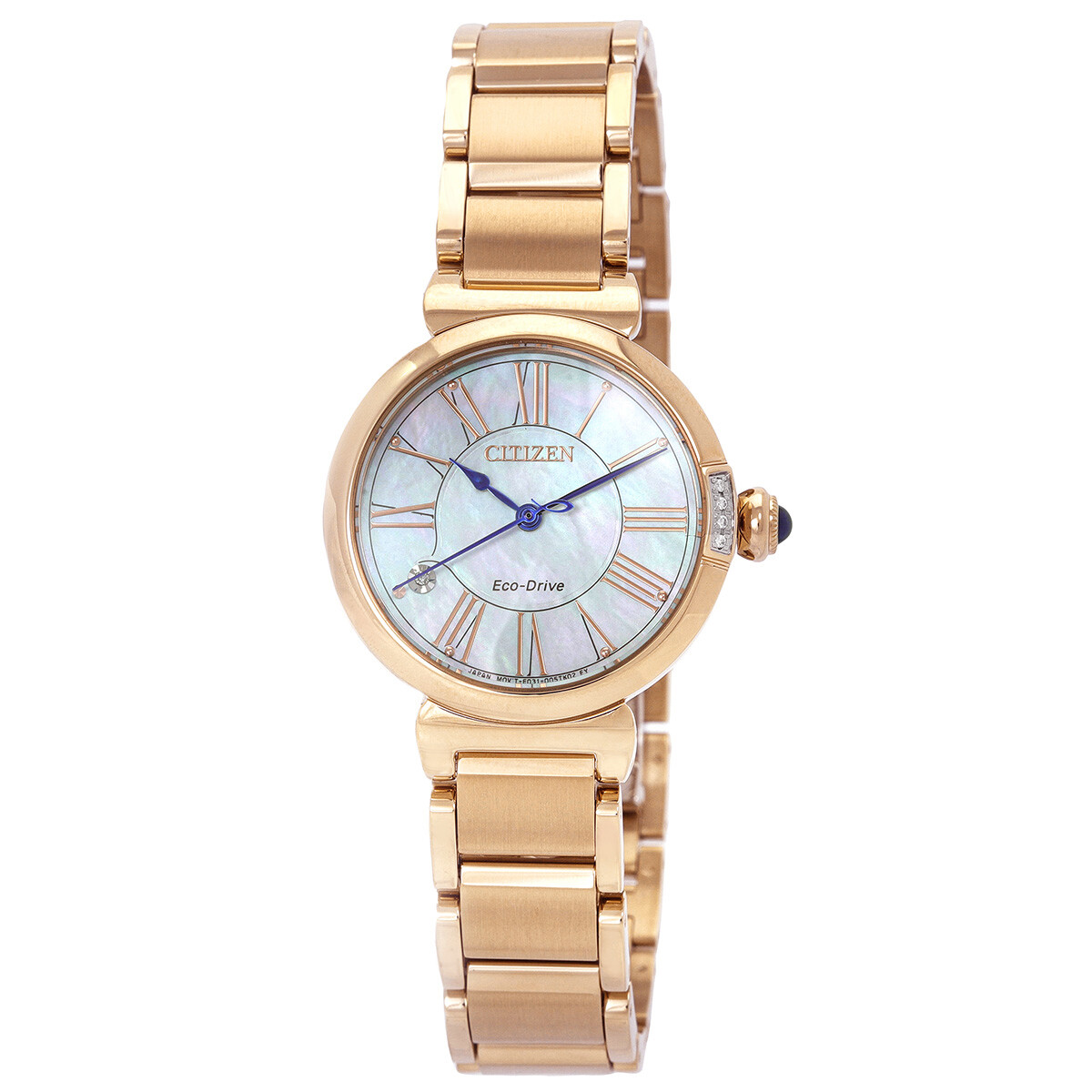 Citizen L Series Eco-Drive Mother of Pearl Dial Ladies Watch EM1063-89D