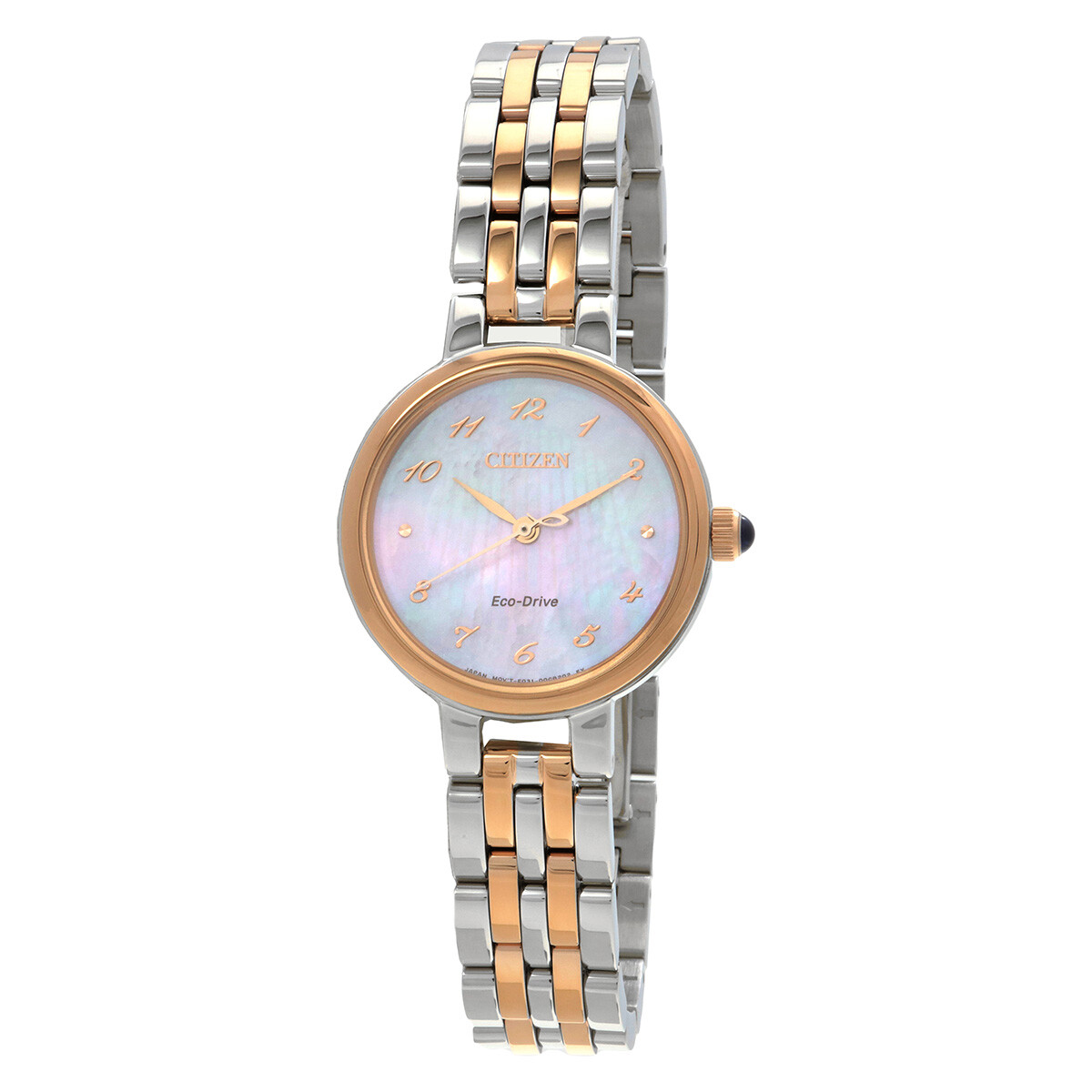 Citizen L White Classic Eco-Drive Dial Ladies Watch EM0996-84Y