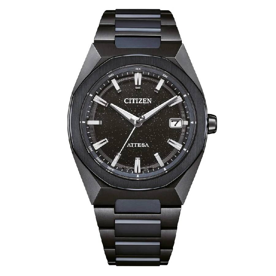 Citizen Limited Edition Attesa Eco-Drive Black Dial Men's Watch CB3046-76E