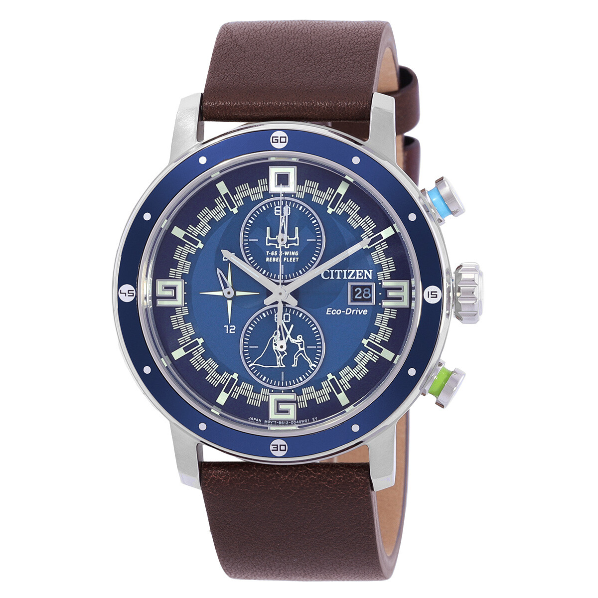 Citizen Luke Skywalker Chronograph Blue Dial Men's Watch CA0768-07W