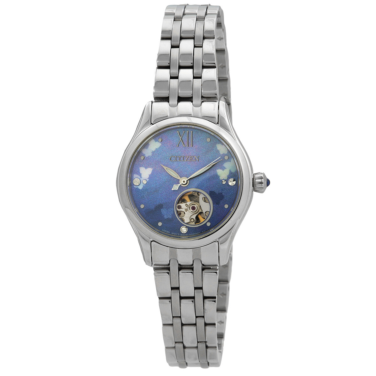 Citizen Luna Automatic Blue Dial Ladies Watch PR1040-88N