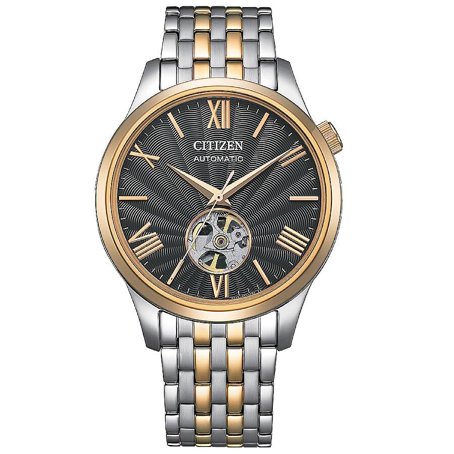 Citizen Mechanical Automatic Grey Open Heart Dial Men's Watch NH9136-88H