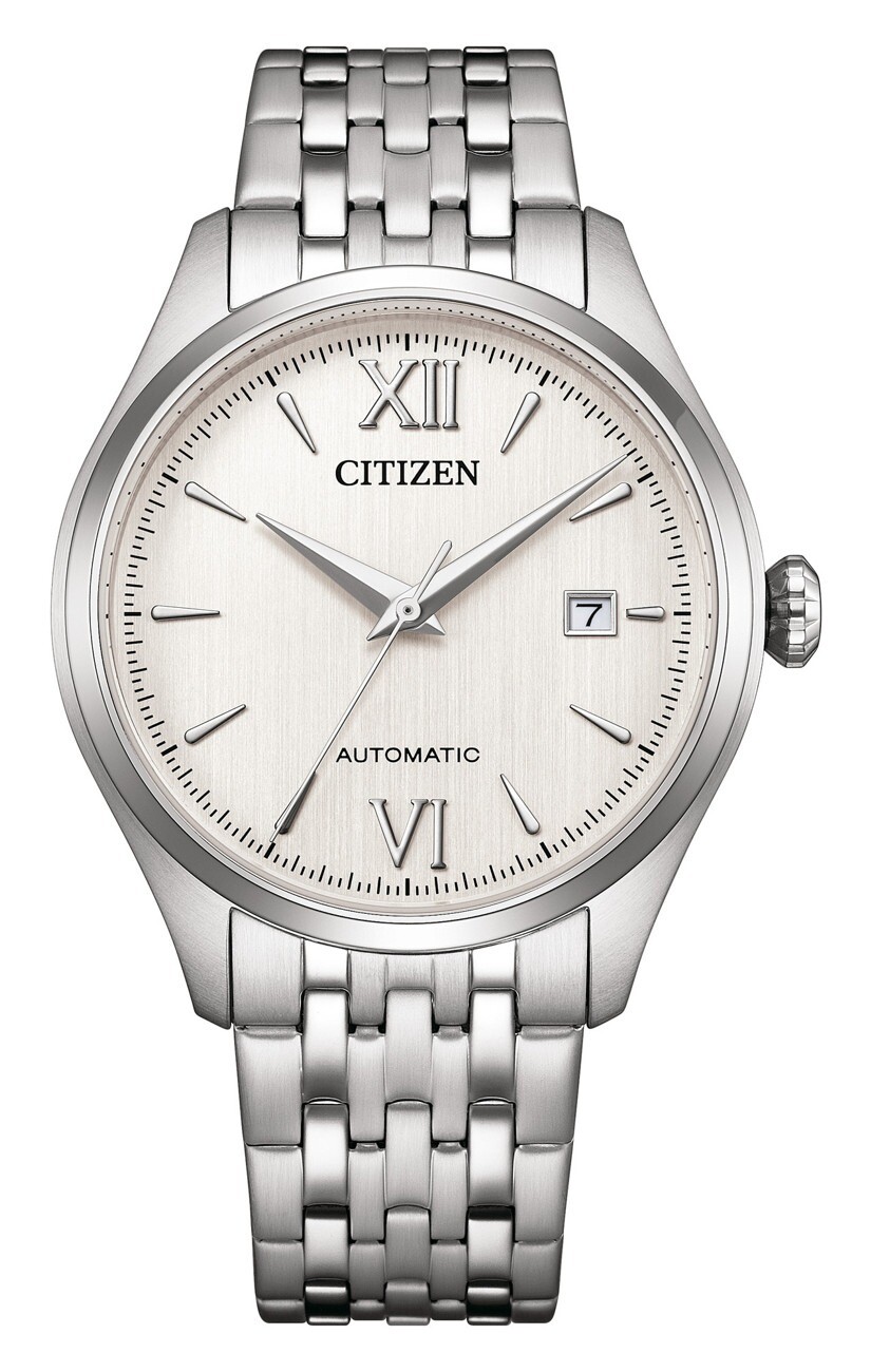 Citizen Mechanical Automatic White Dial Men's Watch NJ0240-55A