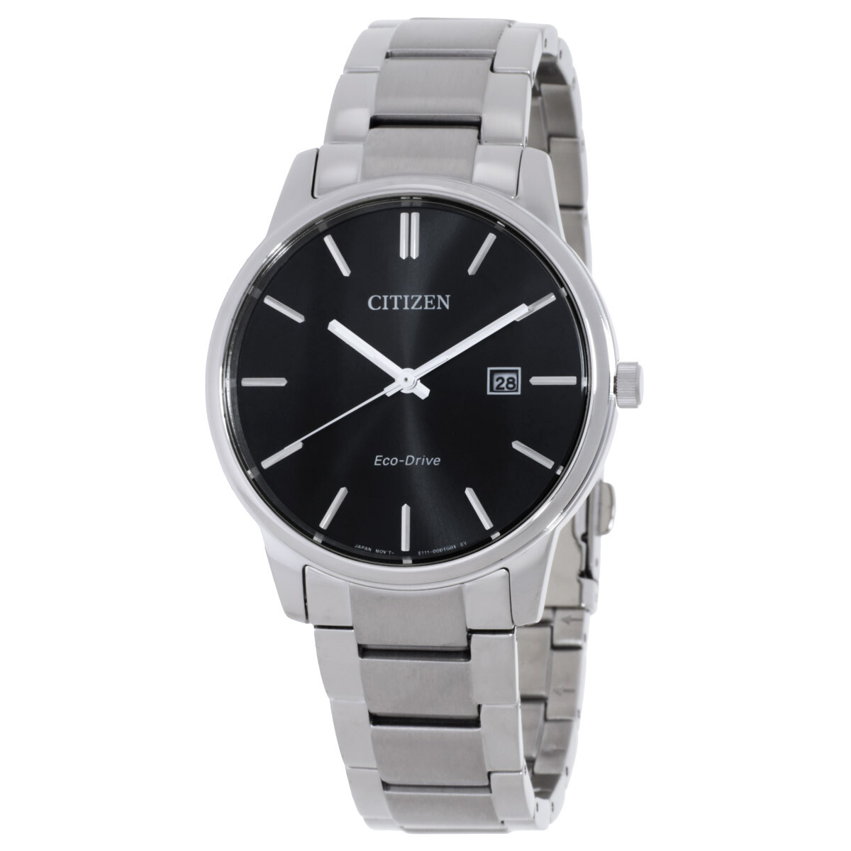 Citizen Pair Eco-Drive Black Dial Men's Watch BM6978-93E