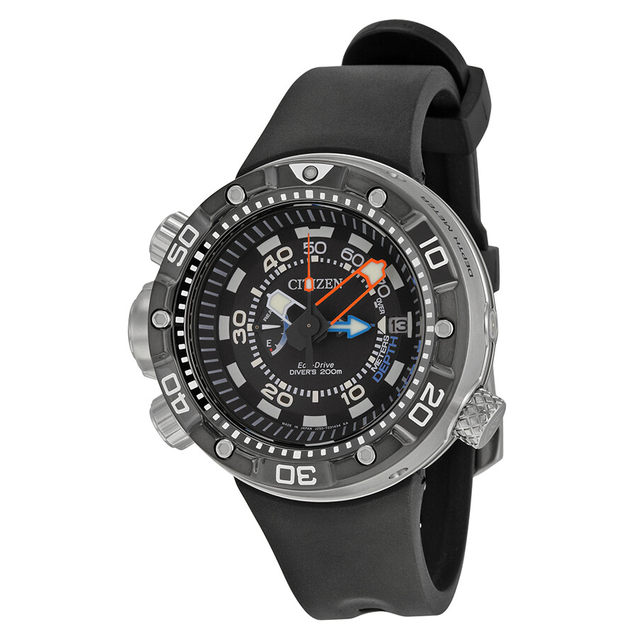 Citizen Promaster Aqualand Depth Meter Eco-Drive Men's Watch BN2029-01E