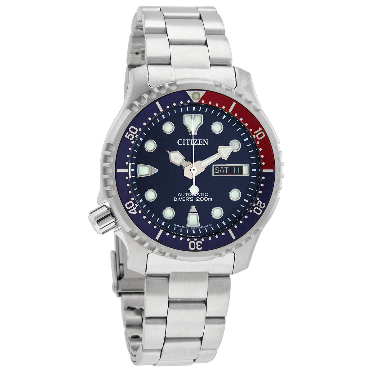 Citizen Promaster Lefty Automatic Blue Dial pepsi Bezel Men's Watch NY0086-83L