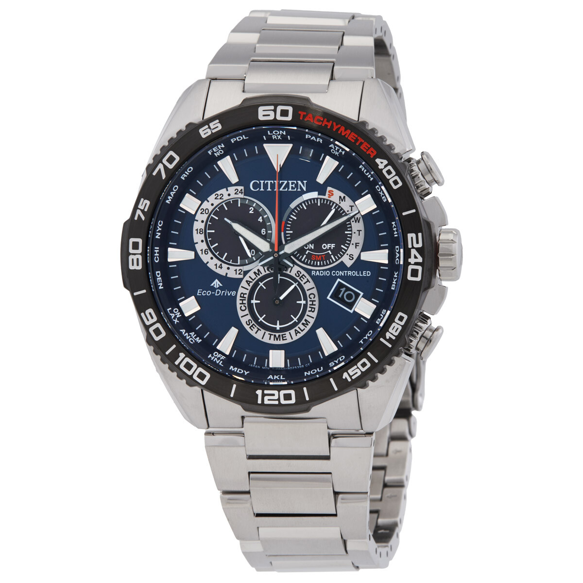 Citizen Promaster Land Chronograph Blue Dial Men's Watch CB5034-58L
