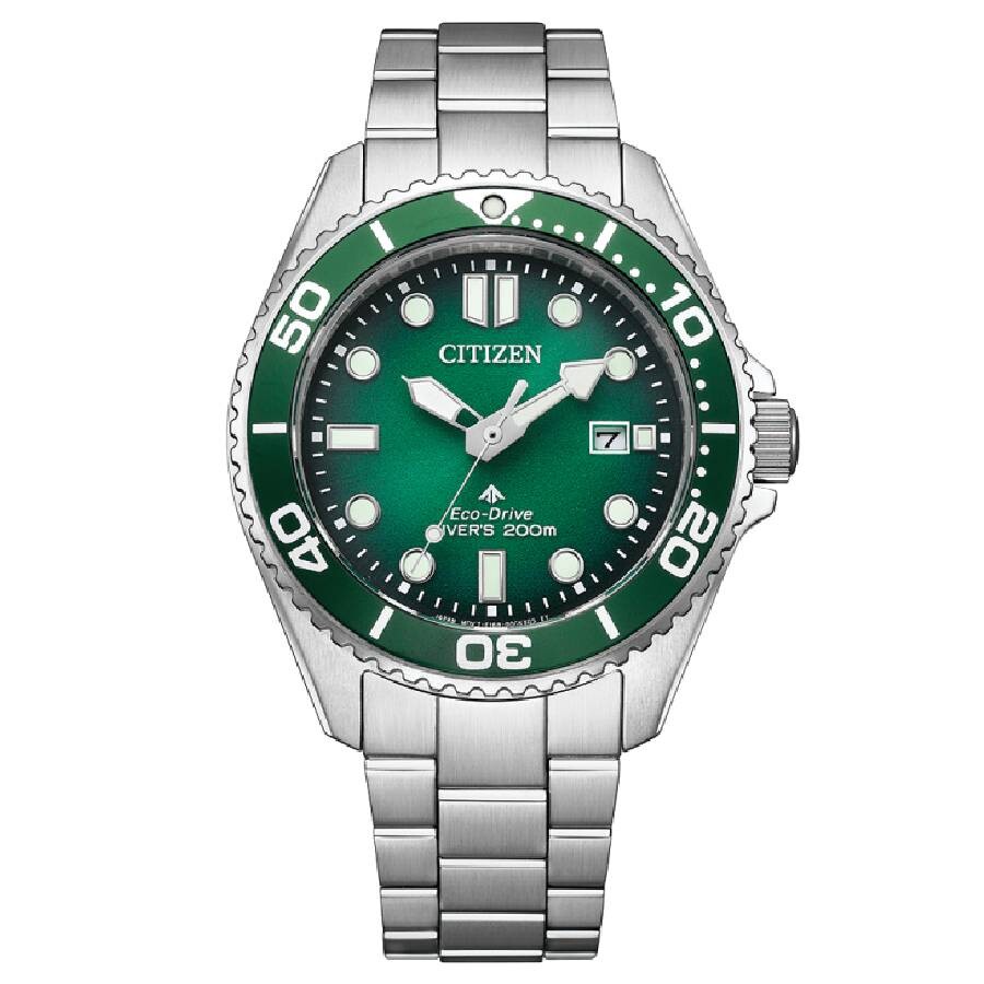 Citizen Promaster Marine Green Dial Watch BN0269-50W