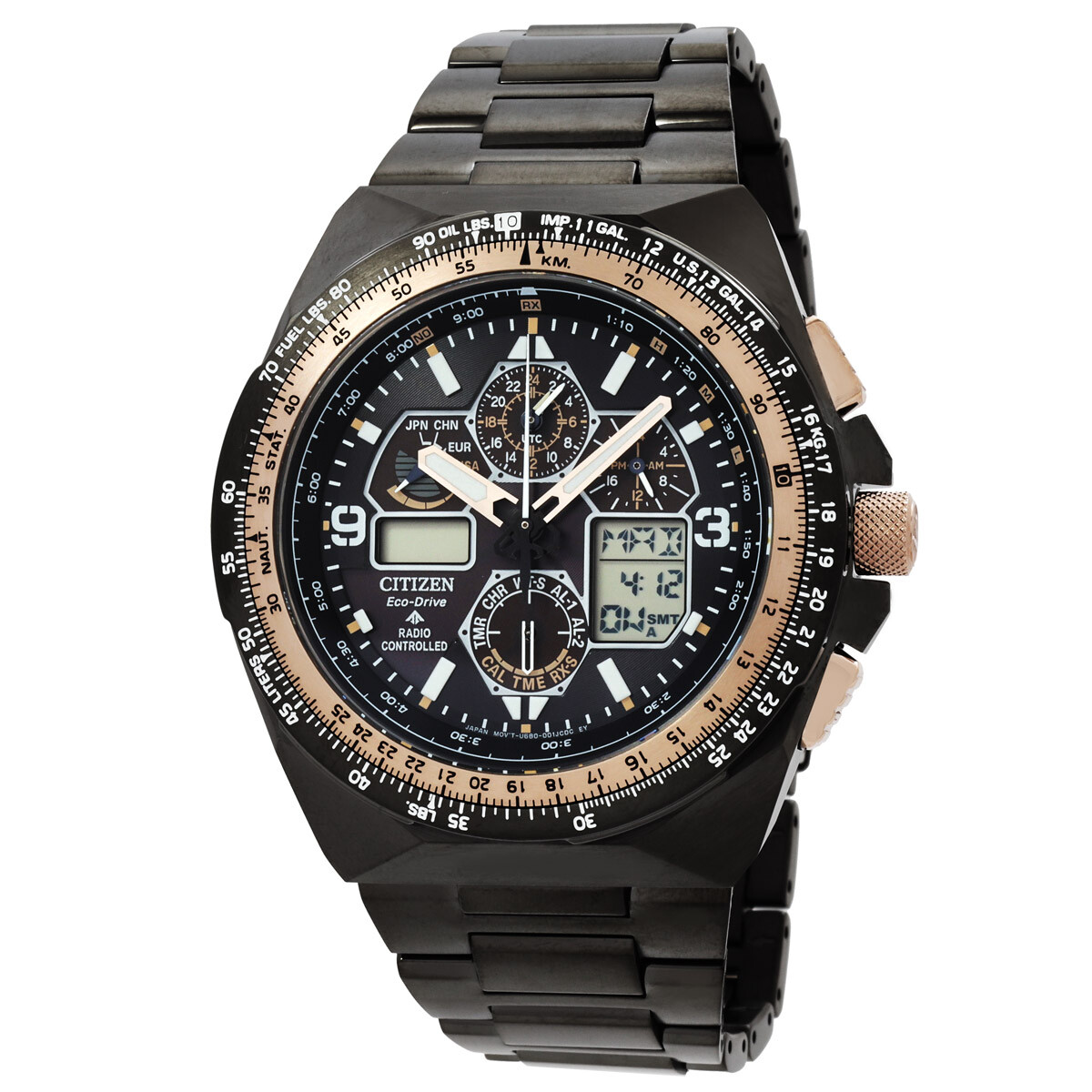 Citizen Promaster Skyhawk A-T Analog-Digital Black Dial Men's Watch JY8146-54E