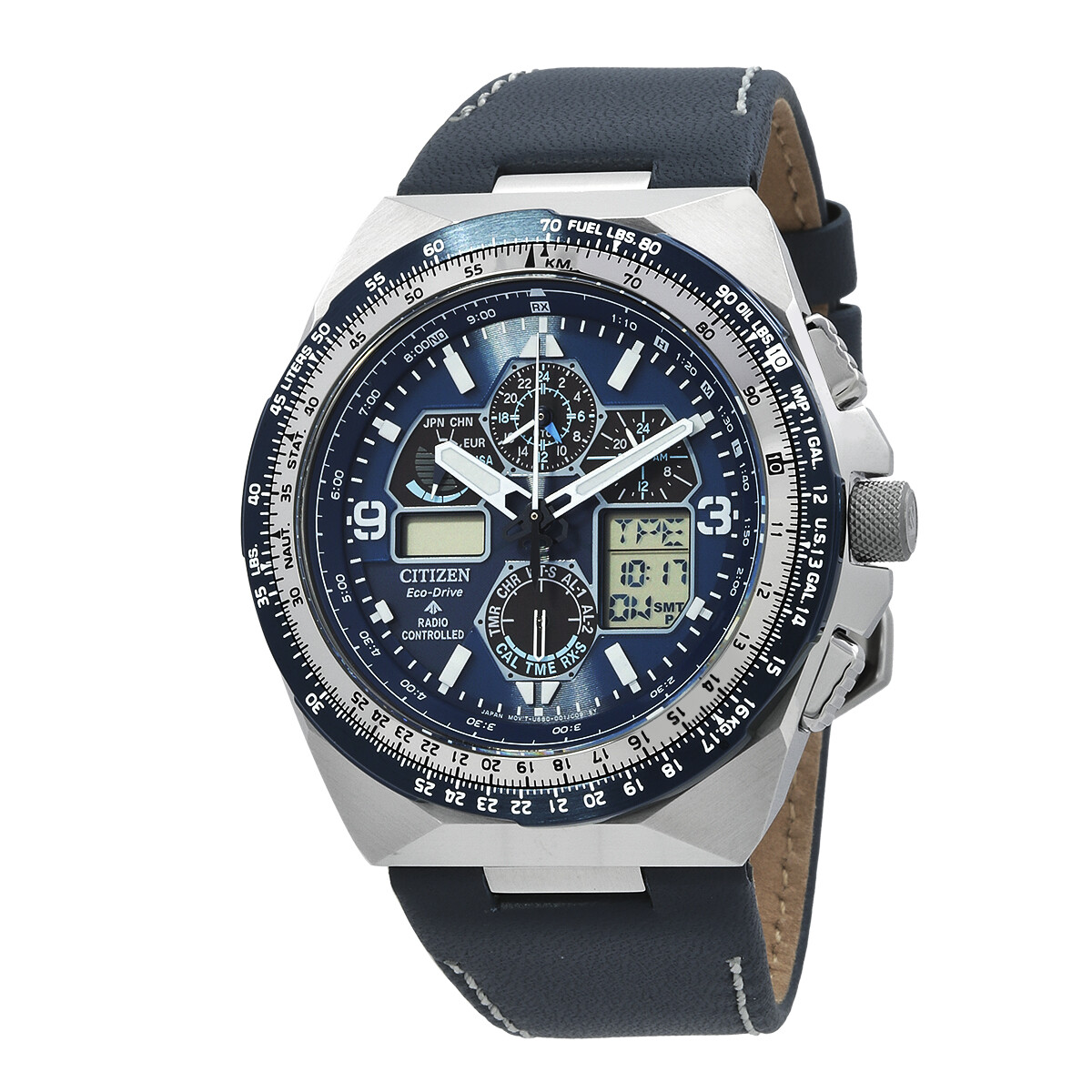 Citizen Promaster Skyhawk A-T Chronograph Blue Dial Men's Watch JY8148-08L