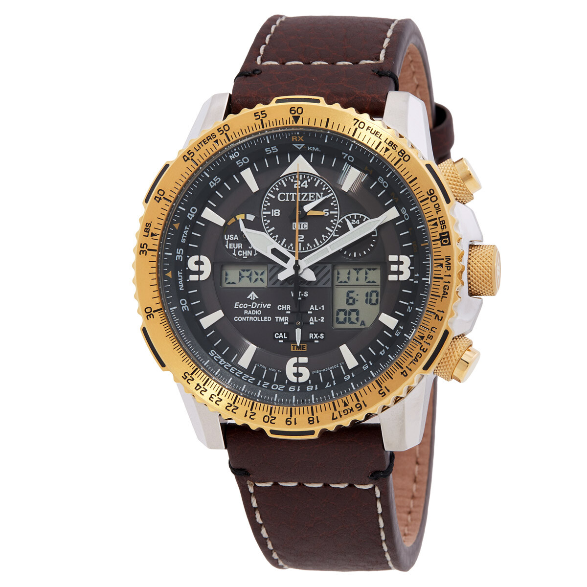 Citizen Promaster Skyhawk A-T Perpetual Alarm World Time Chronograph Men's Watch JY8084-09H