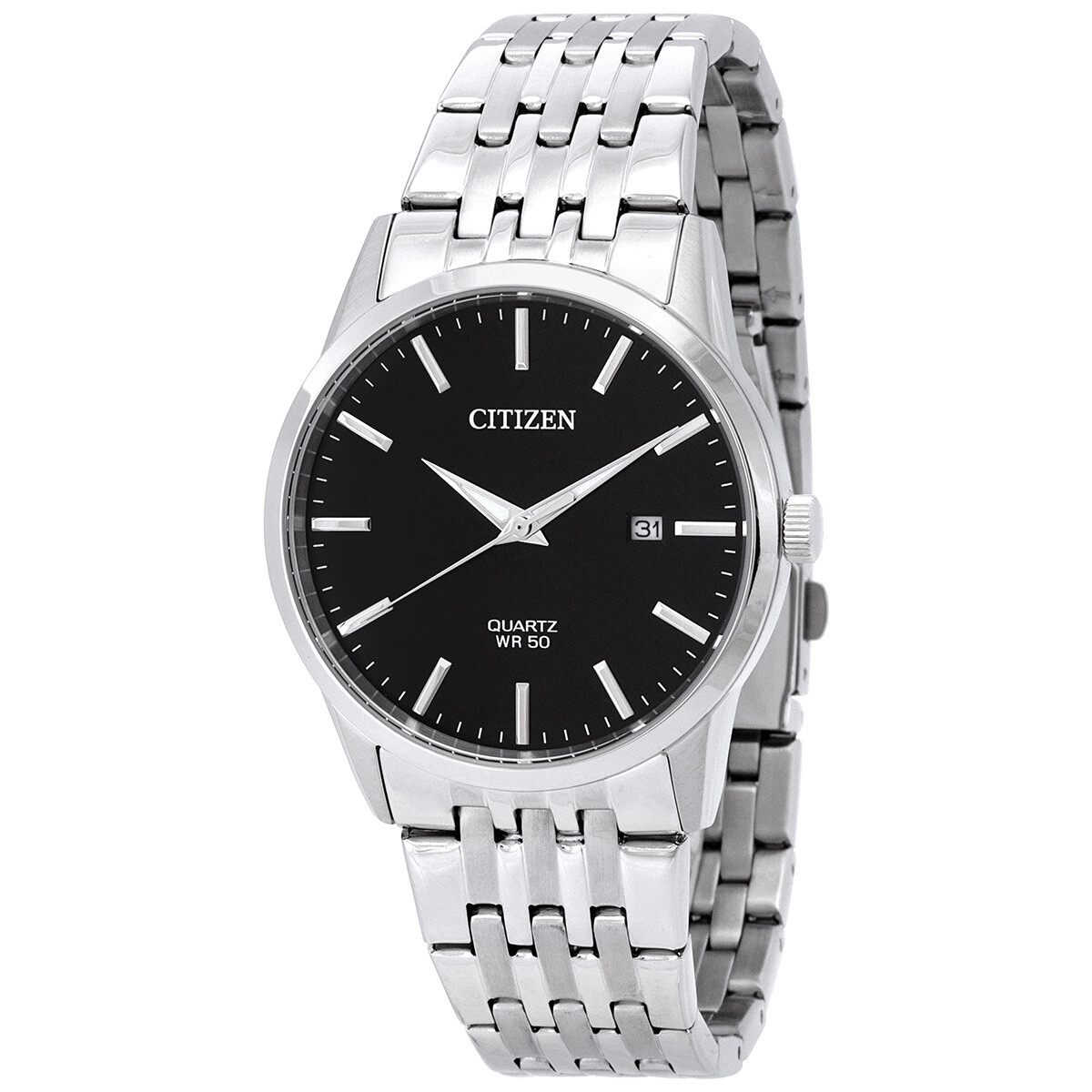 Citizen Quartz Black Dial Men's Watch BI5000-87E