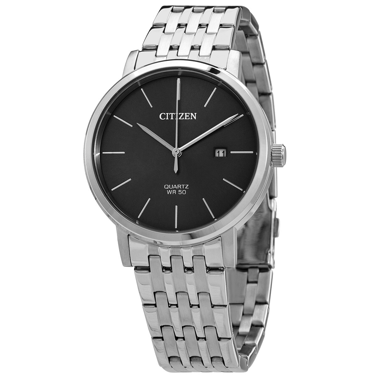 Citizen Quartz Grey Dial Stainless Steel Men's Watch BI5070-57H