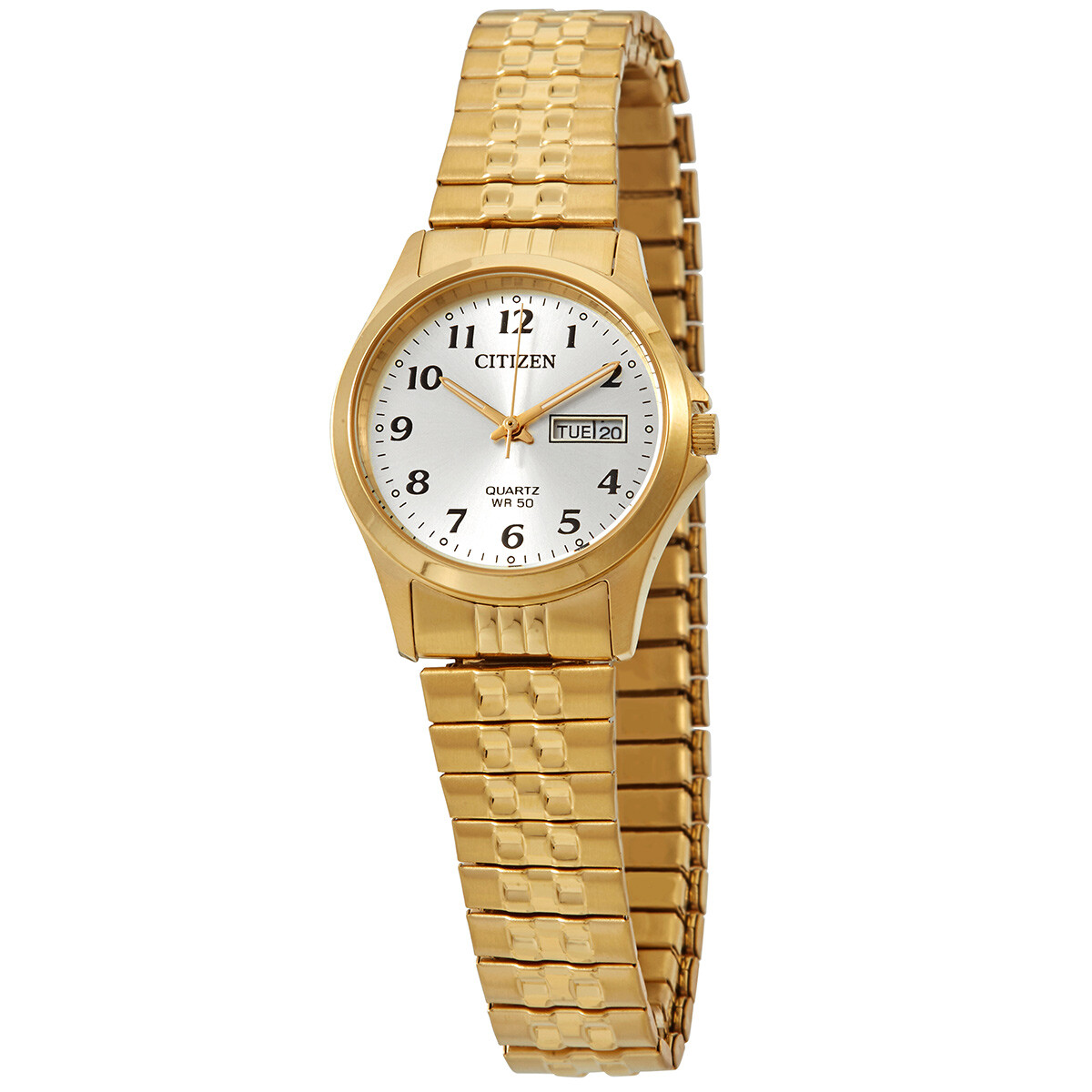 Citizen Quartz Gold Dial Ladies Watch EQ2002-91P