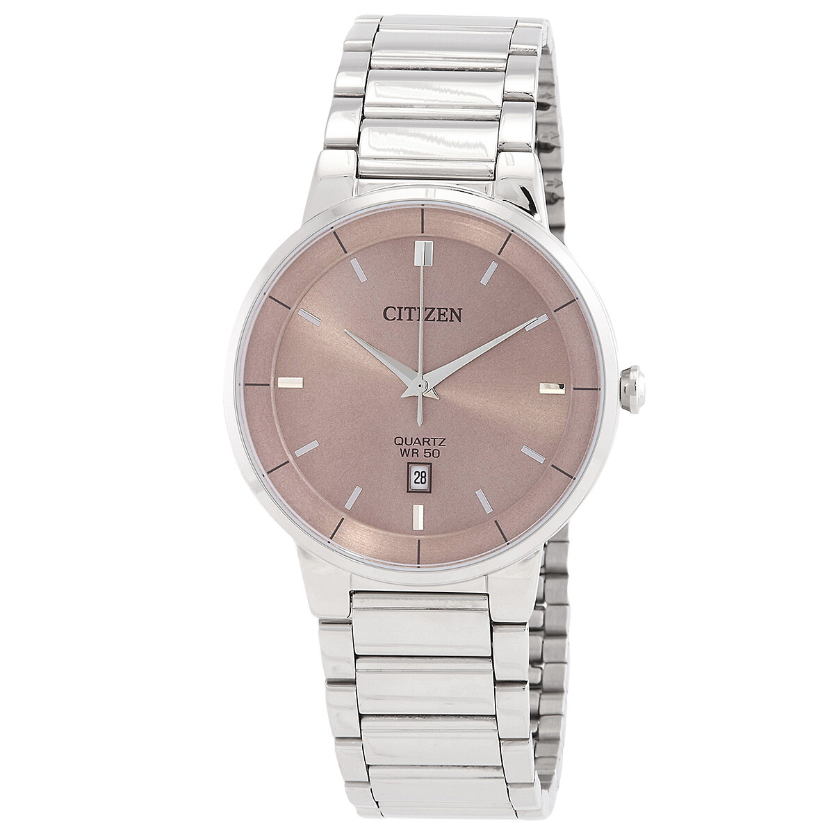 Citizen Quartz Pink Dial Men's Watch BI5120-51Z