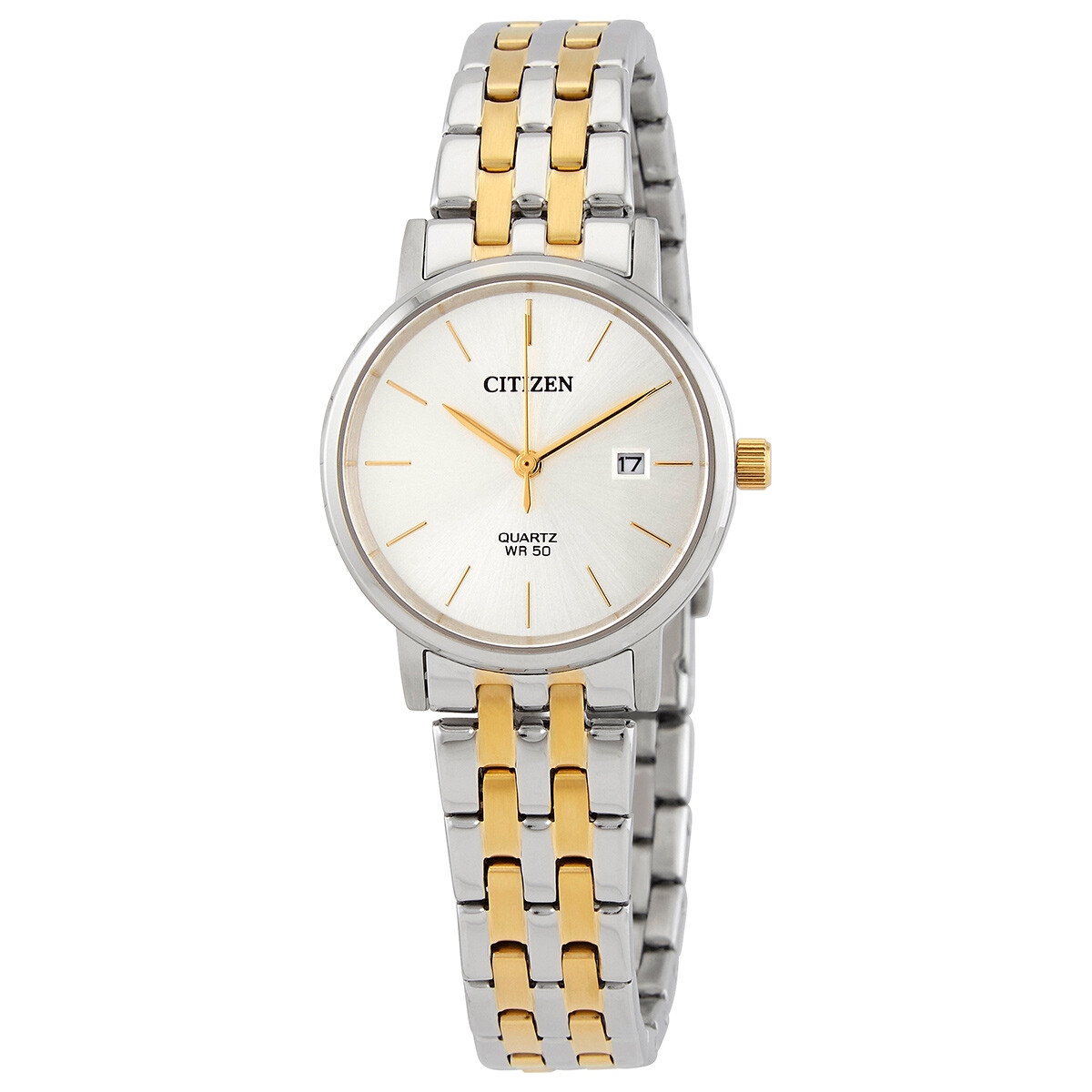 Citizen Quartz Silver Dial Two-tone Ladies Watch EU6094-53A