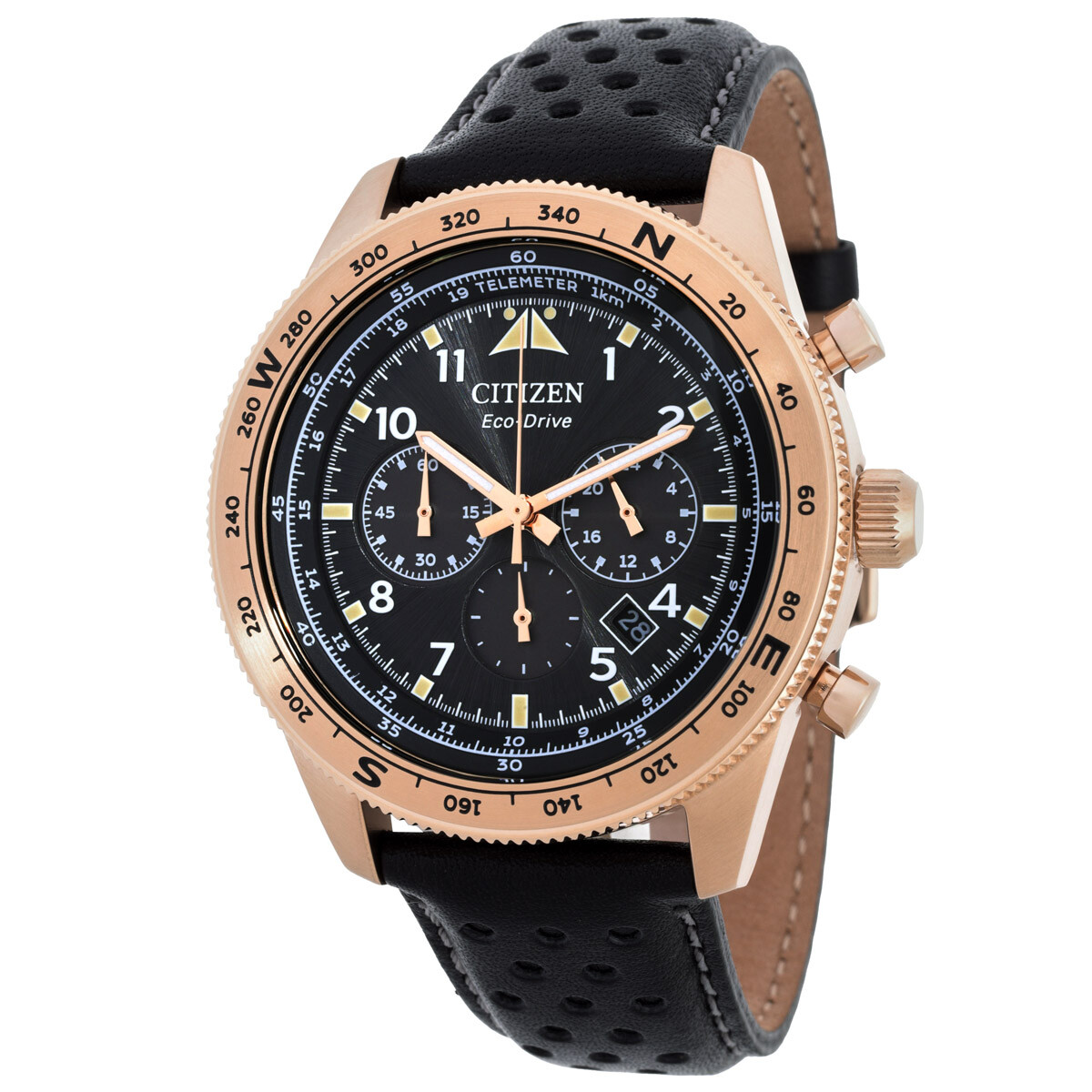 Citizen Weekender Sport Chronograph Black Dial Men's Watch CA4553-01E