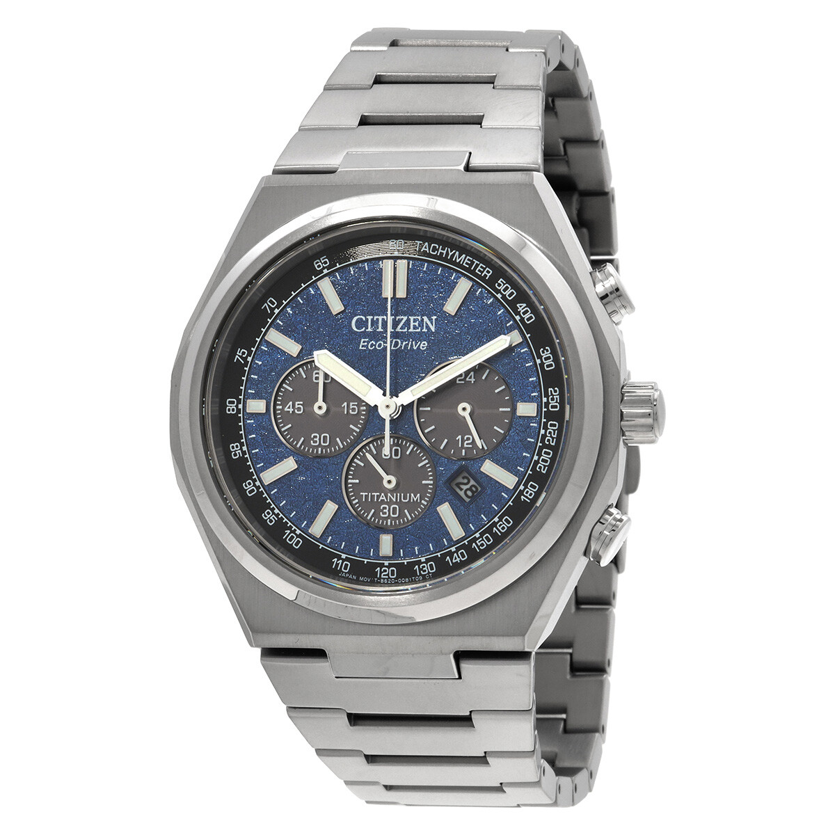 Citizen Zenshin Chronograph Blue Dial Men's Watch CA4610-85L