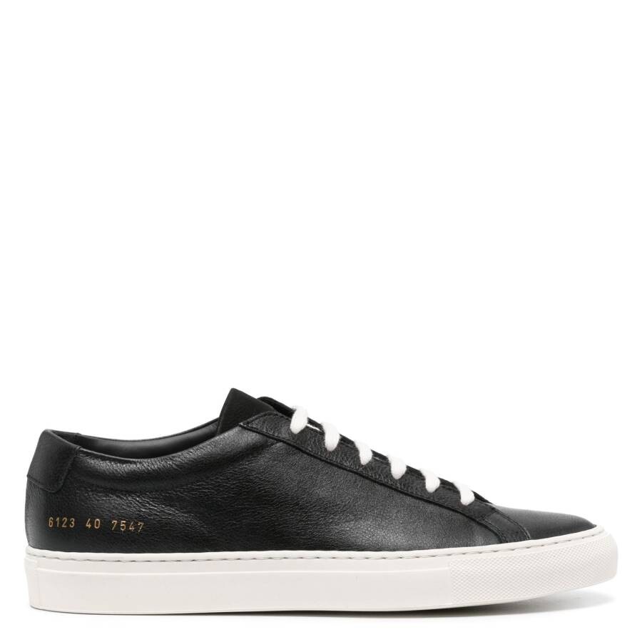 Common Projects Black Achilles Low-top Leather Sneakers