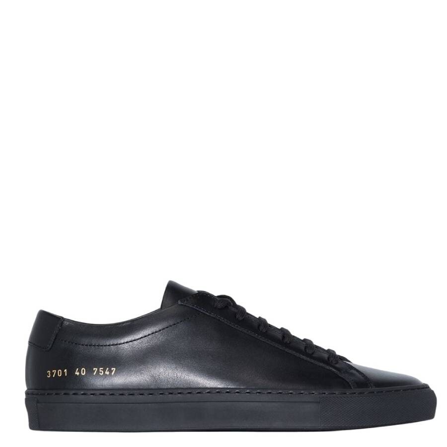 Common Projects Black Original Achilles Low-Top Sneakers, Brand Size 44 ...