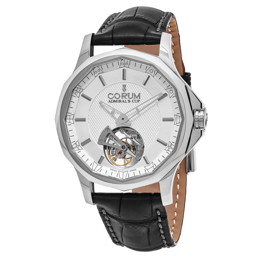 Corum Admiral's Cup Legend Tourbillon Automatic Silver Dial Men's Watch 029.101.20/0F81 FH11