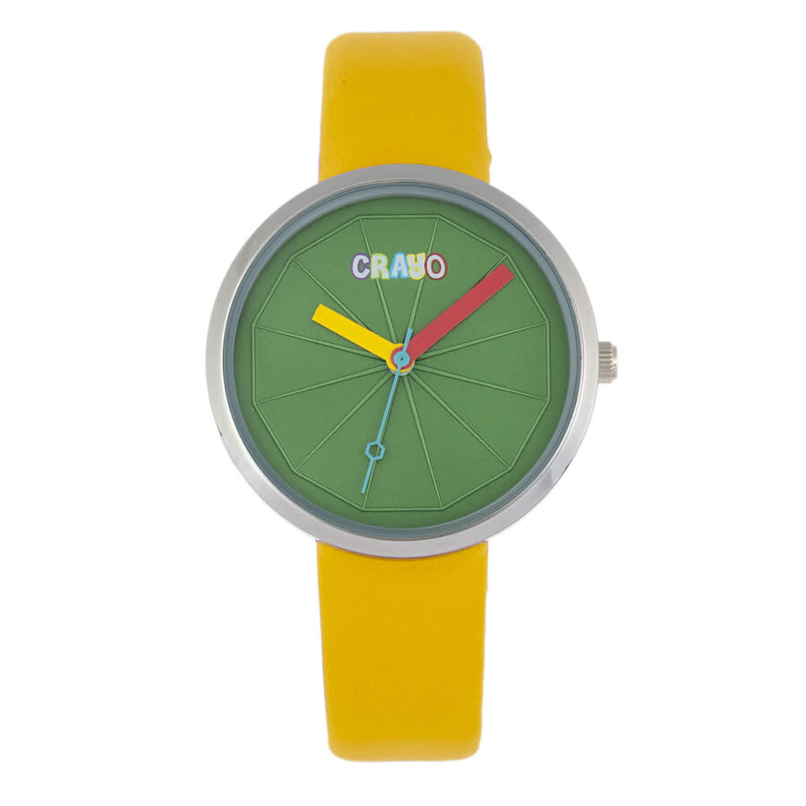 Crayo Metric Quartz Green Dial Unisex Watch CRACR5805