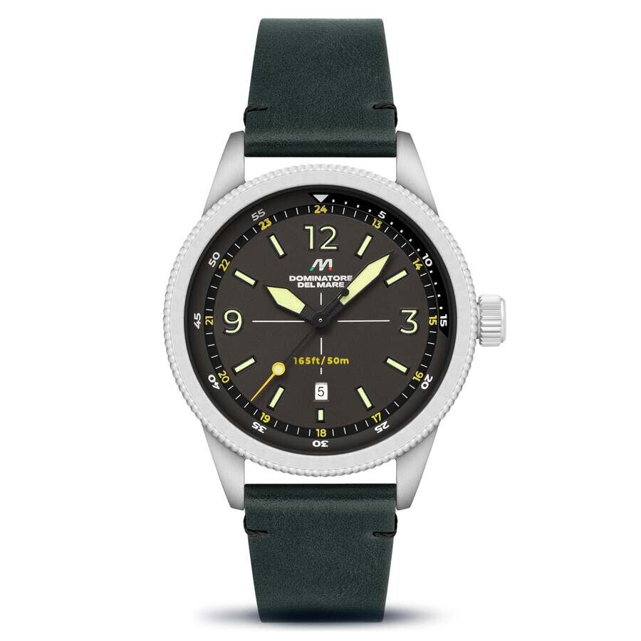 Dominatore Del Mare Aviatore Quartz Green Dial Men's Watch DD-8021-07