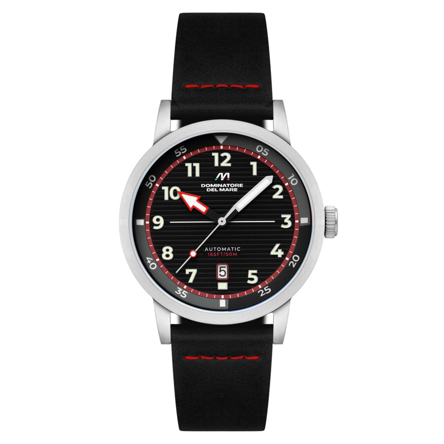 Dominatore Del Mare Camogli Automatic Black Dial Men's Watch DD-8025-06