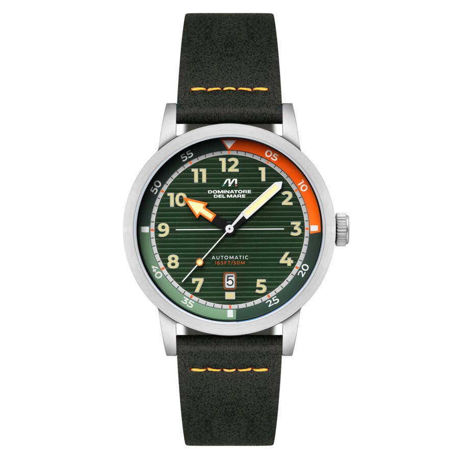 Dominatore Del Mare Camogli Automatic Green Dial Men's Watch DD-8025-03