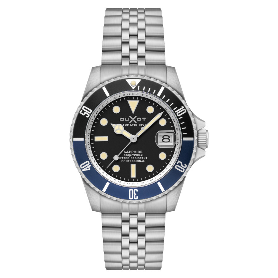 Duxot Atlantica Diver Black Dial Men's Watch DX-2057-22