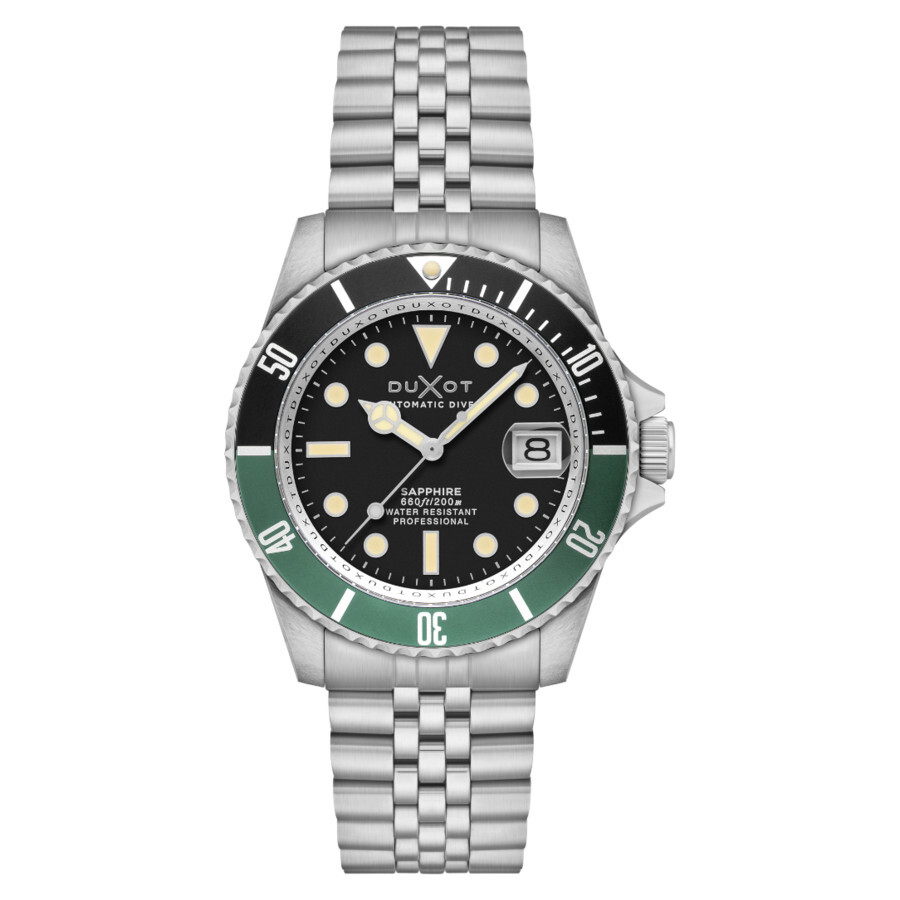 Duxot Atlantica Diver Black Dial Men's Watch DX-2057-77