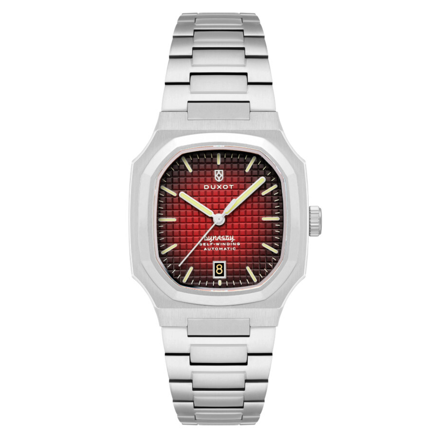 Duxot Colmar Automatic Red Dial Men's Watch DX-2069-11