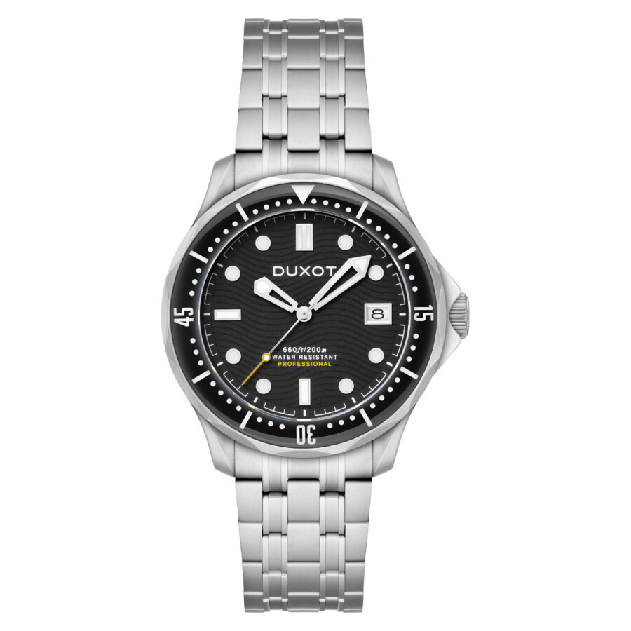 Duxot Henri Diver Automatic Black Dial Men's Watch DX-2060-11