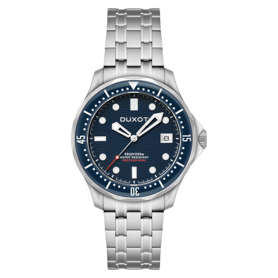 Duxot Henri Diver Automatic Blue Dial Men's Watch DX-2060-22
