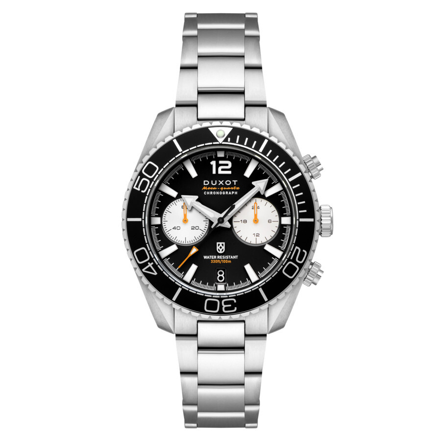 Duxot Tiburon Chronograph Quartz Black Dial Men's Watch DX-2062-33