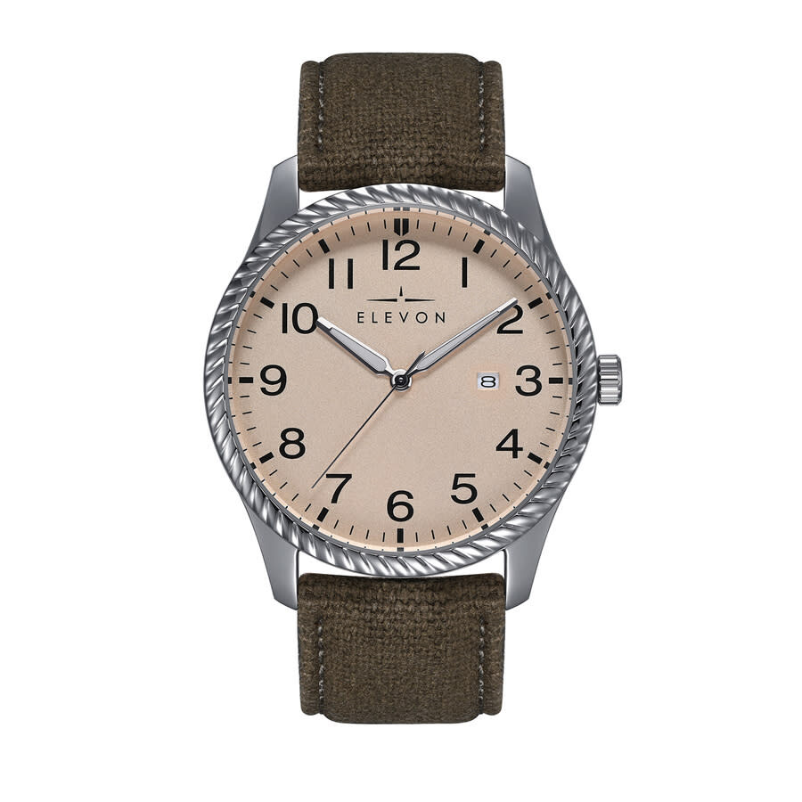 Elevon Crosswind Silver-tone Dial Men's Watch ELE128-5