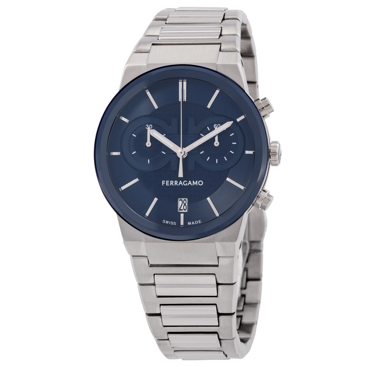 Ferragamo Chronograph Quartz Blue Dial Men's Watch SFME01123